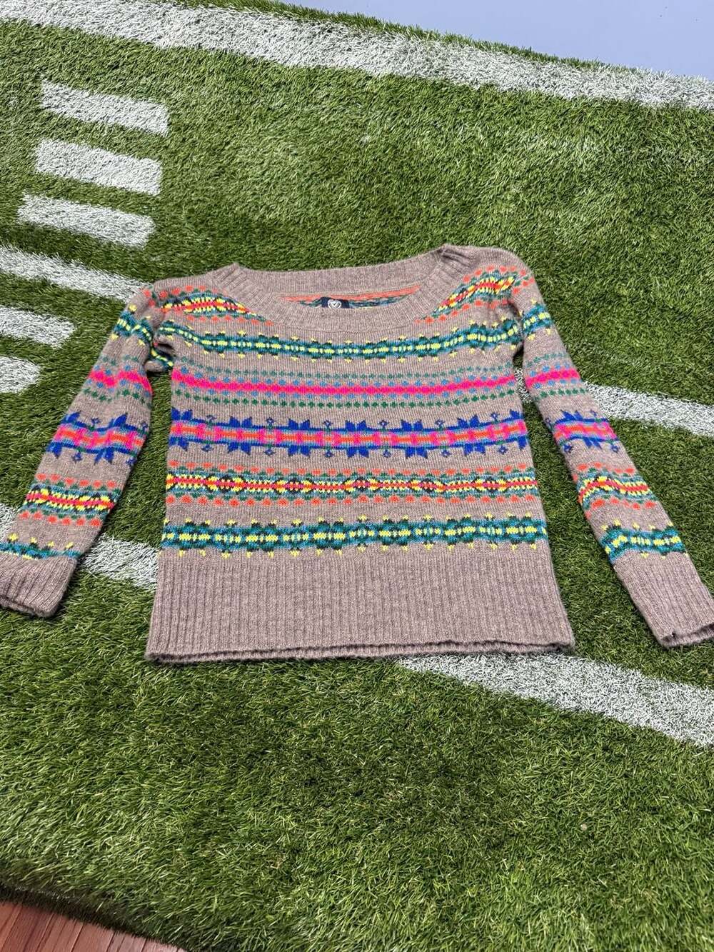 American Eagle Outfitters Fair Isle Sweater Size S